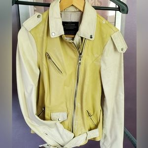 WOW! All Saints runway motorcycle Luxurious  leather jacket. SOLD OUT